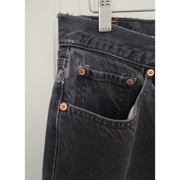 Levi's 550 Red Tab Relaxed Fit Black Denim Jeans Men's Size 36 x 30 - Picture 5 of 9